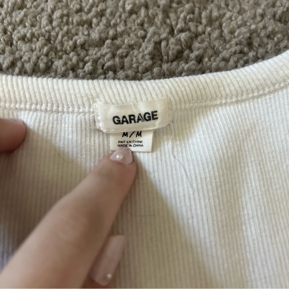 Garage basic white tee - Picture 2 of 2